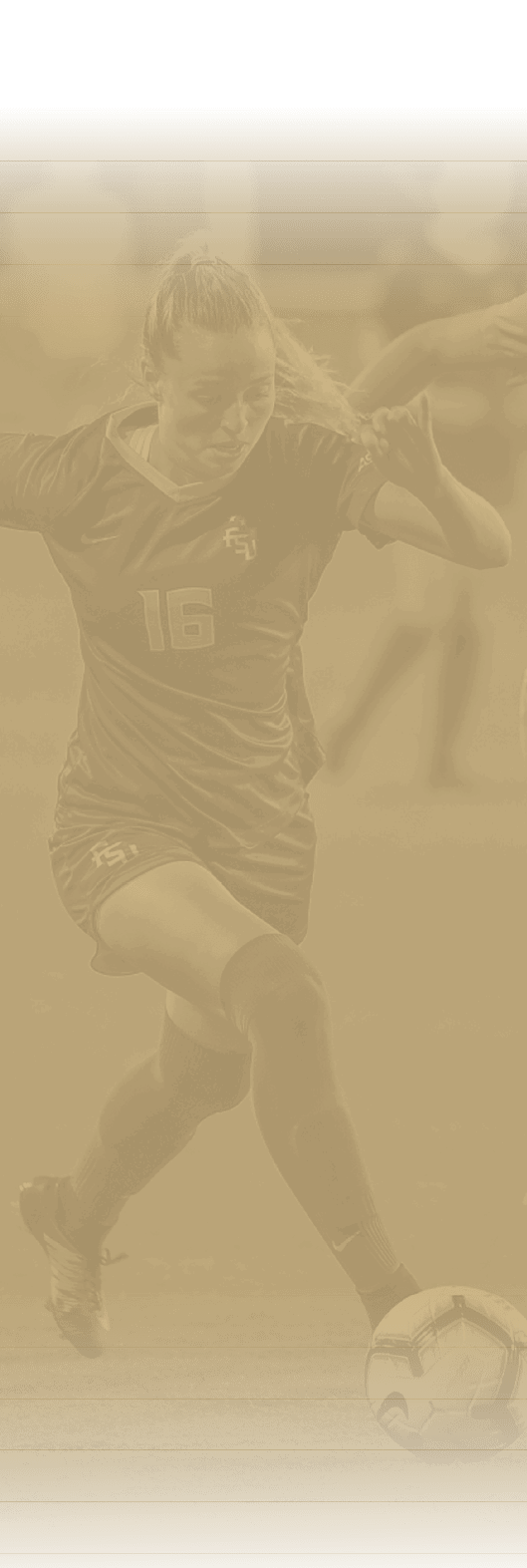 Two female soccer players in uniforms are running towards a soccer ball. AI generated content