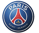 A logo for Paris Saint-Germain, a French soccer club. AI generated content