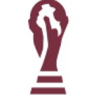 A medal with a red background and a white star. AI generated content