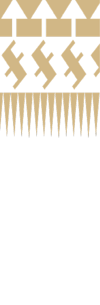 A pattern of arrows and triangles is displayed on a white background. AI generated content