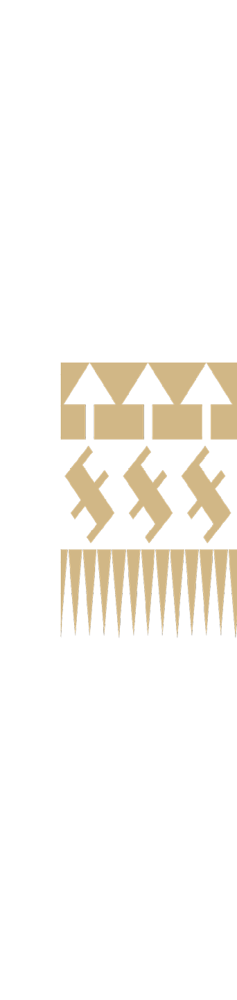 A pattern of arrows and triangles is displayed on a white background. AI generated content