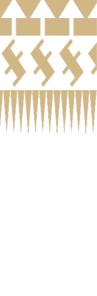 A pattern of arrows and triangles is displayed on a white background. AI generated content