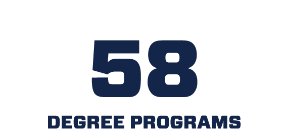 58 DEGREE PROGRAMS