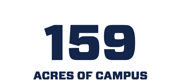 159 ACRES OF CAMPUS