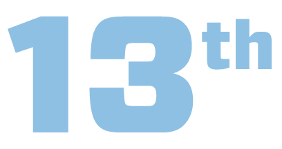 13th