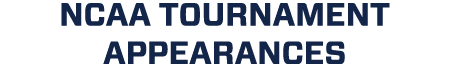NCAA TOURNAMENT APPEARANCES