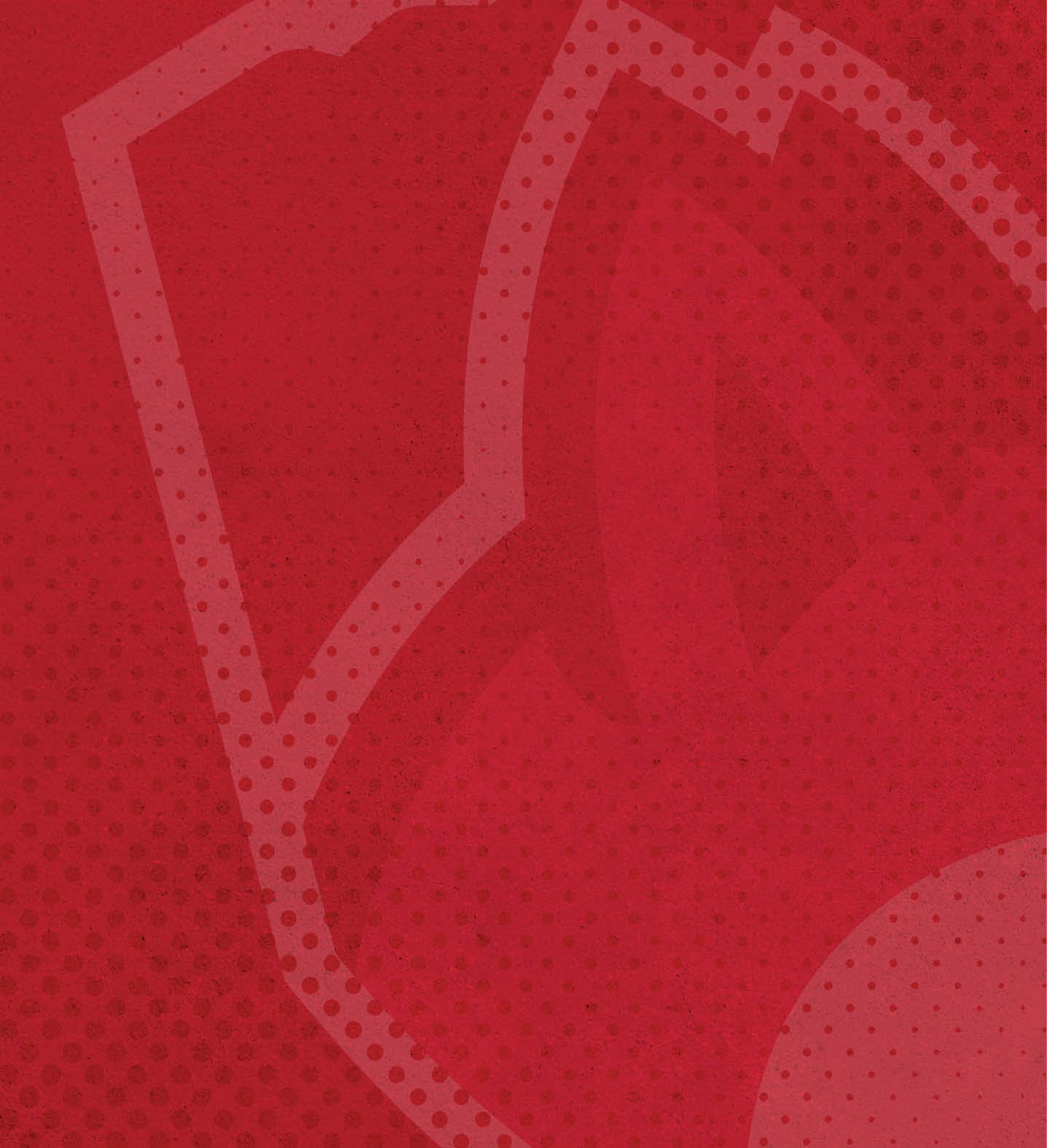 A red and white logo of a wolf with a red nose. AI generated content