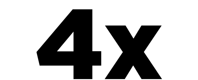 4x 