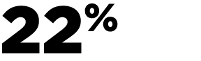 22%