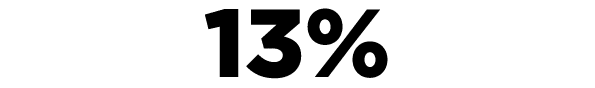 13%