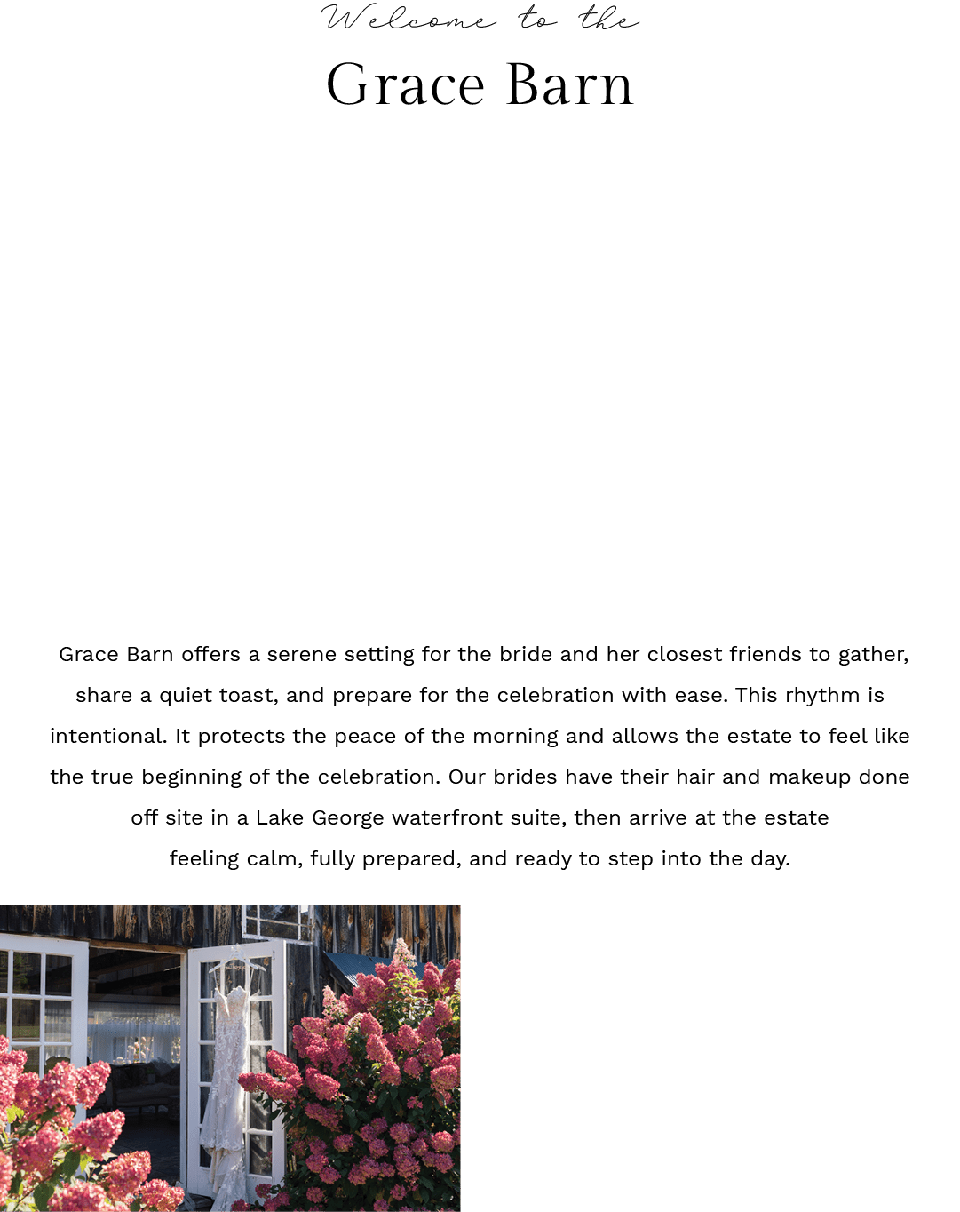 Grace Barn,Welcome to the, Grace Barn offers a serene setting for the bride and her closest friends to gather, share ...