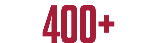 400+