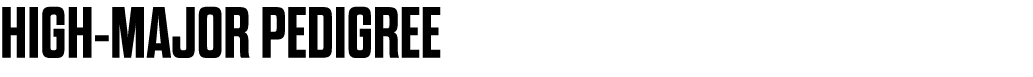 High Major Pedigree