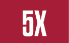5x