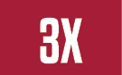 3x