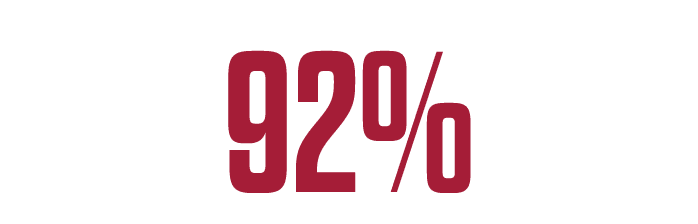 92%