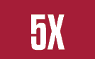 5x