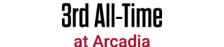 3rd All Time at Arcadia