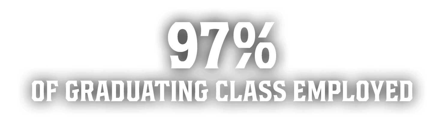 97% of graduating class employed 
