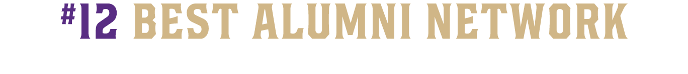 #12 BEST ALUMNI NETWORK