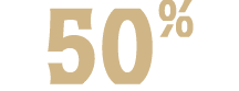 50%