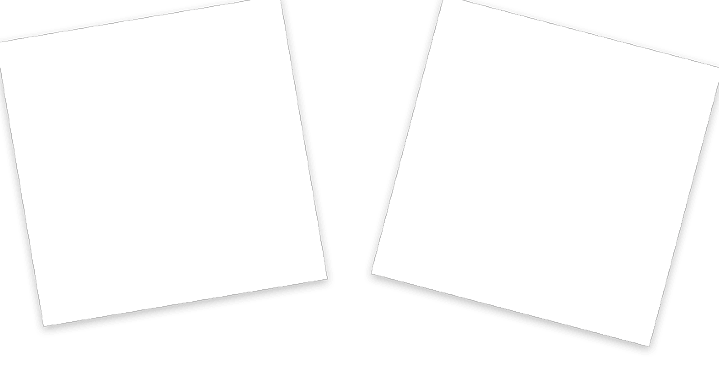 Three white pieces of paper are arranged in a triangle shape. AI generated content