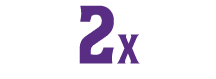 2X