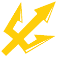 A yellow arrow with a yellow cross on it. AI generated content