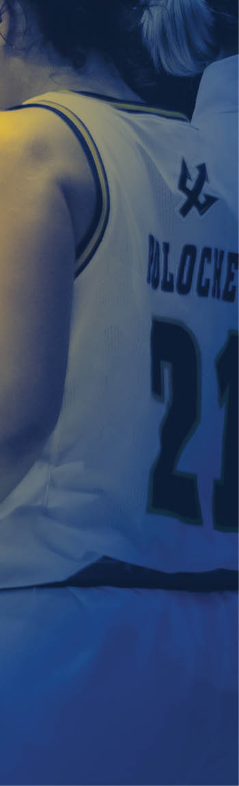 A blue and white image of an arrow pointing to the right. AI generated content