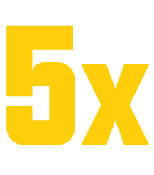 5x