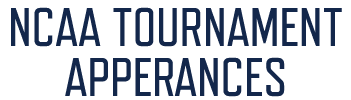 NCAA TOURNAMENT APPERANCES