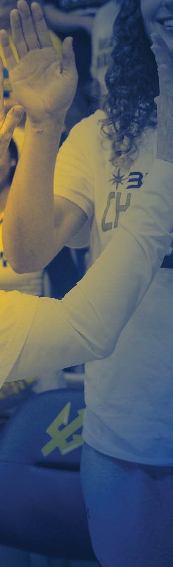 A blue and white image of an arrow pointing to the right. AI generated content